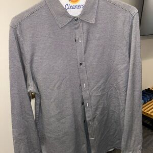 Men's Gray Checkered Shirt